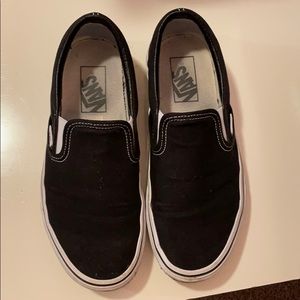 Black Slip-On Vans